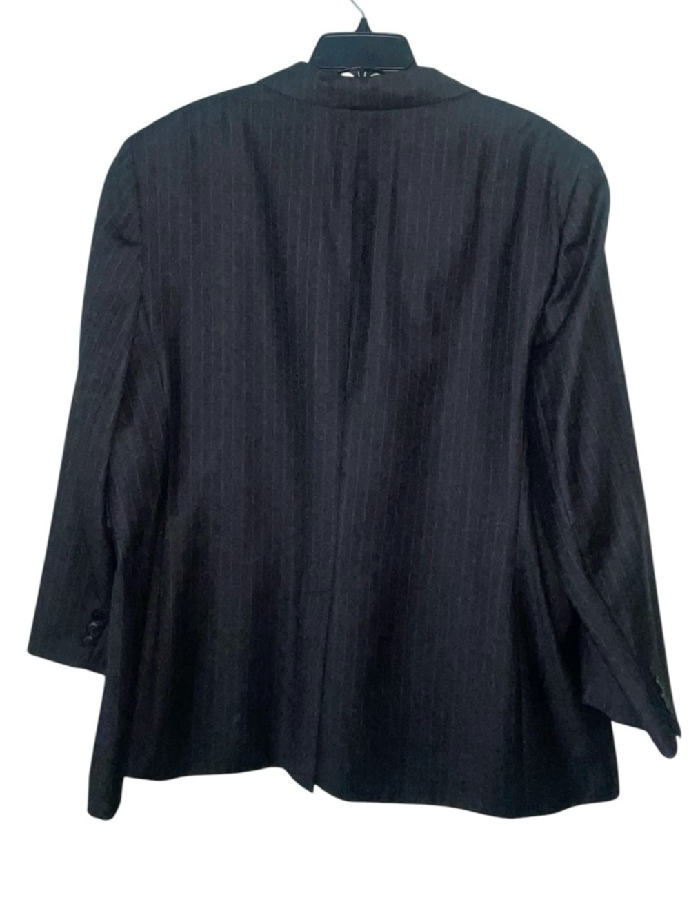 Lauren Ralph Lauren single-breasted pinstripe wool blazer. Size 20 GUC - Picture 6 of 9